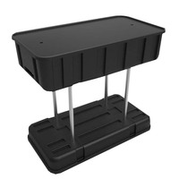 Comptoir pliable portable en tissu tendu pour exposition commerciale