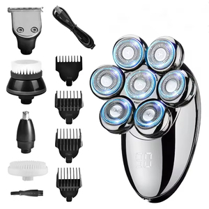 Afeitadora Eléctrica para Hombre, Maquinilla de Afeitar Recargable, Resistente al Agua IPX6, Pantalla LED, Bloqueo de Viaje, para el Cuidado Diario en el Hogar - Product Image 1