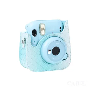 Instax Camera Bag New Gradient Color PU Leather Bag Camera Accessories Case For Instax Mini 11 Camera