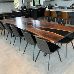 Vendita calda di buona qualità moderna 180 x90 spiaggia 3D Hdpe sedia e <span class=keywords><strong>tavolo</strong></span> da pranzo Set tavoli epossidici stampo per <span class=keywords><strong>tavolo</strong></span> fiume - Product Image 3