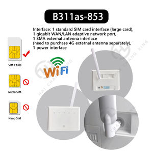 Original <strong>huawei</strong> 4G Router B311As-853 LTE CPE Wireless Mobile WiFi with Antenna Port <strong>Huawei</strong> FDD TDD 150Mbps <strong>B311</strong>-853 - Product Image 2