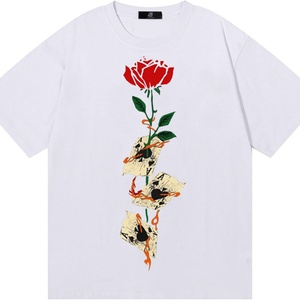 เสื้อยืดแขนสั้นผู้ชายไซส์ใหญ่ลายกราฟฟิตีสุดสร้างสรรค์ ผ้าฝ้ายถัก 100% สไตล์ลำลองสำหรับฤดูร้อน แนวแร็ปเปอร์ สตรีทแวร์ Y2k - Product Image 5