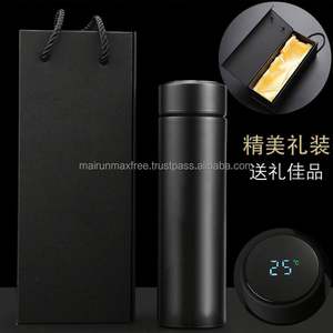 Executive Business Promotional Gift Set Electronic <b>Water</b> <b>Bottle</b> with Temperature Display - Product Image 3