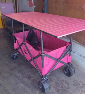 <span class=keywords><strong>Chariot</strong></span> <span class=keywords><strong>de</strong></span> camping <span class=keywords><strong>pliable</strong></span> à prix d'usine avec table, <span class=keywords><strong>chariot</strong></span> <span class=keywords><strong>de</strong></span> camping pour le camping et les stands <span class=keywords><strong>de</strong></span> marché nocturne - Product Image 3