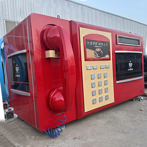 Carro <span class=keywords><strong>de</strong></span> Comida Móvil Gigante con Forma <span class=keywords><strong>de</strong></span> Teléfono, Eléctrico, Multifuncional, con Cafetería, Estructura Metálica, Food Truck - Product Image 3