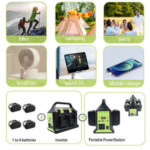 Inverter Portatile da 300W 110V/220V per Batteria Makita 18V, Inverter a Onda Sinusoidale Pura a 4 Canali con Luce LED per Esterni - Product Image 5