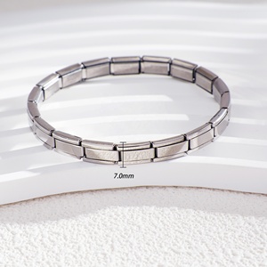 Hot Sell 7Mm Wholesale Italian Charm Ball <b>Beaded</b> <b>Bracelet</b> Cute Stainless Steel <b>Gold</b> Silver Gift Starter - Product Image 6