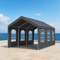 Tente de stationnement automobile d'usine en gros 3x6, auvent pliable hexagonal en acier, résistant au vent et à l'eau, pour extérieur et jardin