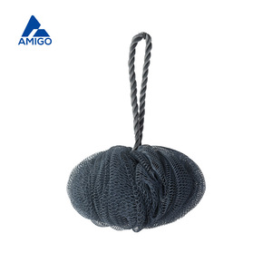 Éponge de bain Amigo 40g ovale en PP avec poignée en corde pour le frottement du dos et la création de mousse sous la douche - Product Image 4