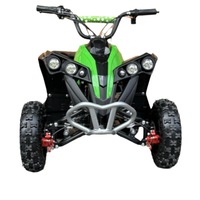 Véhicule tout-terrain électrique 4 roues 500W à moteur à balais pour jeunes et adultes (7-20 ans) – Quad ATV de plage tout-terrain – Offre spéciale