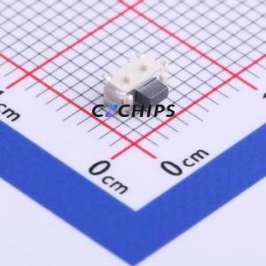 KH-2435-CAJ Tactile Switch SMD Switch Single Pole Single Throw Rectangle Button Horizontal Mount 4.6mm - Product Image 1