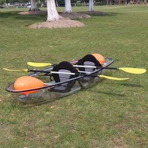 Canoa Transparente de PC para 2 Personas, Kayak de Cristal Transparente de 6mm - Product Image 3