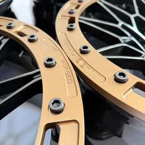ล้อฟอร์จ SHIN แบบปรับแต่งพิเศษ 6061-T6 ดีไซน์ Bead Lock รุ่น 826M ขนาด 5x120 5x112 สำหรับ BMW M2 M3 M4 G80 G87 G81 ซีดาน - Product Image 5