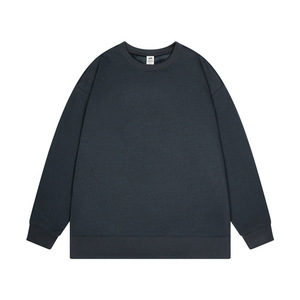 Haute qualité coton unisexe surdimensionné blanc grande taille col rond femmes sweat personnalisé brodé hommes sweat - Product Image 6