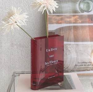 <span class=keywords><strong>Vase</strong></span> de livre pour fleurs, décor de chambre, saveur artistique et culturel, <span class=keywords><strong>Vase</strong></span> décoratif en acrylique, <span class=keywords><strong>vase</strong></span> en verre - Product Image 6