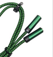 Cable de Audio Trenzado Chapado en Oro de Tipo C a 3.5mm Coaxial 2 en 1 para Escuchar y Hablar con Micrófono para Auriculares, para Uso con Computadora y Auxiliar