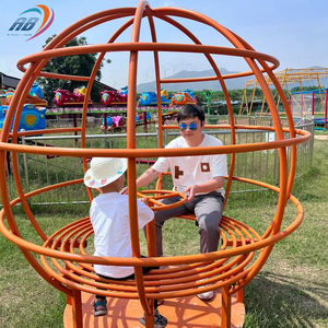 Customized Outdoor Kid's <strong>Game</strong> Playground Facilities Rotating Globe Unpowered Amusement <strong>Equipment</strong> - Product Image 1