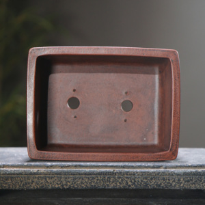 Maceta Rectangular de Arcilla Morada Estilo Chino, Pequeña Maceta para Flores, Adorno para Escritorio de Estudio - Product Image 3