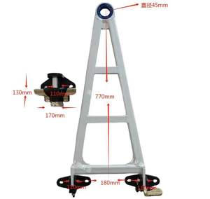 Carter Trolley Station Voor Achterhaak Omzet Rek Trekker Auto-Accessoires Aanhanger Trekker Trekker Treklading Opslagapparatuur - Product Image 4
