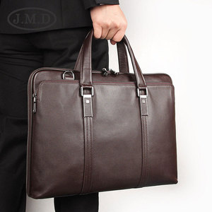Maletín de Cuero Genuino para Hombre, Maletín de <span class=keywords><strong>Abogado</strong></span>, Venta al por Mayor de Fábrica, Bolso de Mano para Hombre, Bolso Bandolera - Product Image 2