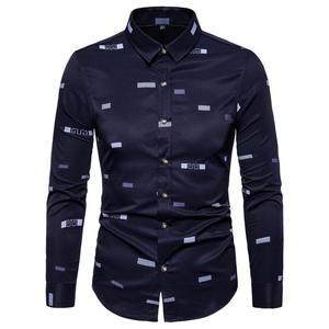 Autunno nuova camicia da <span class=keywords><strong>uomo</strong></span> con stampa a scacchi a maniche lunghe moda da <span class=keywords><strong>uomo</strong></span> con stampa 3D top Casual taglie forti <span class=keywords><strong>abbigliamento</strong></span> da <span class=keywords><strong>uomo</strong></span> di alta qualità - Product Image 1