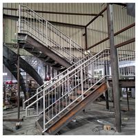 Escalier en spirale extérieur en acier, nouveau design élégant pour balcon
