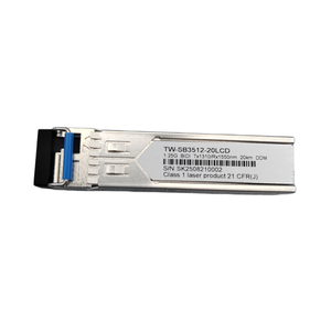 Module émetteur-récepteur optique SFP BiDi 1,25 G Gigabit LC SMF 20 km DDM, longueur d'onde 1310/1550 nm - Product Image 3