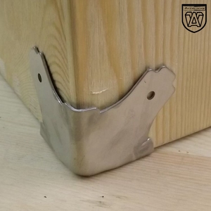 Protector de Esquinas Anwang No.1 de Acero Inoxidable 304, Soporte en L para Cajas de Madera y Cajas de Herramientas de Aviación - Product Image 3
