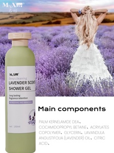 Gel <span class=keywords><strong>de</strong></span> <span class=keywords><strong>Baño</strong></span> <span class=keywords><strong>de</strong></span> Lavanda con Aromaterapia y Logotipo Personalizado al por Mayor, Jabón Líquido Corporal Refrescante y Despertador <span class=keywords><strong>de</strong></span> Limpieza Profunda - Product Image 3