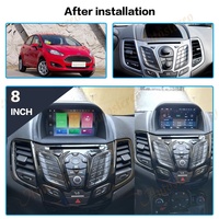 128G para Ford Fiesta 2013-2016 Android 11 coche Radio Estéreo reproductor Multimedia grabadora de cinta de 2 Din GPS navegación unidad de cabeza