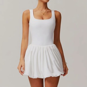 Vestido Deportivo <span class=keywords><strong>de</strong></span> Dos Piezas Under Lulu Custom Woven Naked Feeling para Mujer, Falda Antiescarcha para Correr al Aire Libre, Fitness y Tenis - Product Image 4