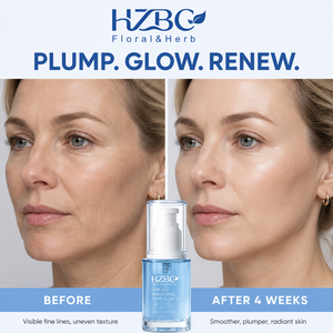 Suero Facial OEM ODM 30ml GHK-Cu Bakuchiol Plump Glow - Suero Facial Doble Antienvejecimiento, Relleno de Arrugas, Estimulante de Colágeno - Product Image 3