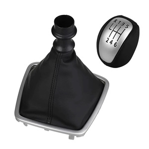 Renault Gear <b>Shift</b> <b>Knob</b> Leather 6-Speed Manual Ergonomic Design For Renault Models - Product Image 4