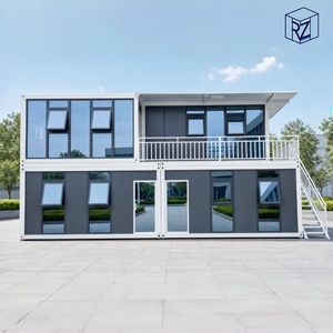 บ้านคอนเทนเนอร์สำเร็จรูป CE Certified แบบถอดประกอบได้ พร้อมห้องน้ำ สำนักงานสำเร็จรูป แบบซ้อนได้ บ้านโมดูลาร์พลังงานแสงอาทิตย์ Ray-Zen - Product Image 1
