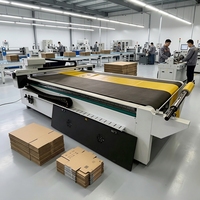 Plotter de Corte Vibratorio de Alta Potencia para Fabricación de Cajas de Almuerzo y Cartón de Gran Tamaño