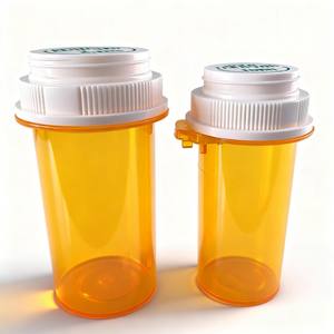 Flacons à pilules vides 13DR 20DR pour médicaments sur ordonnance, avec languette réversible et bouchon à sécurité enfant - Product Image 3