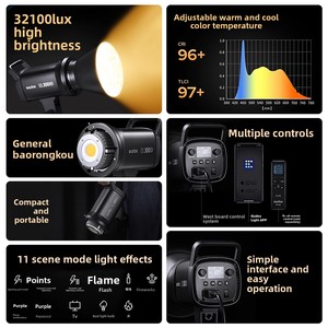 Luz de Relleno LED Godox SL100BI/SL100D con Control Remoto por Aplicación <span class=keywords><strong>para</strong></span> Transmisión en Vivo y Grabación de Video - Cuotas sin Interés de 12 Meses SF - Product Image 3