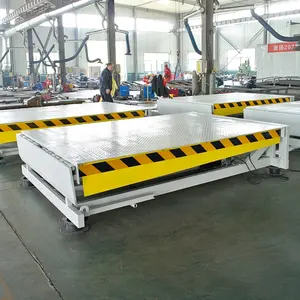 Hot Sale Oem Odm Electric Material Handling Platform Dock Leveler 6t-12t Lifting Capacity Hydraulic Operation Motor Pump Engine