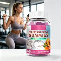 Gummies naturelles à la papaye BBL Soin des seins Soutien raffermissant Courbe corporelle Équilibre hormonal Complément alimentaire Bonbons gélifiés Adulte OEM
