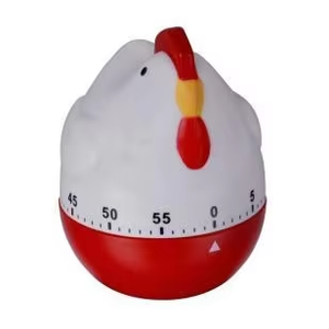 <span class=keywords><strong>Timer</strong></span> da Cucina Meccanico a Forma di Pollo, 60 Minuti, in Plastica Rossa Ecologica, Facile da Usare per Casa e Esterni - Product Image 4