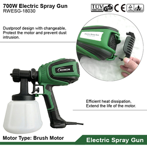 <span class=keywords><strong>Pistolet</strong></span> à peinture électrique HVLP 700W <span class=keywords><strong>Pistolet</strong></span> à peinture portable pour voiture Mini pistolets de pulvérisation électriques portatifs - Product Image 3