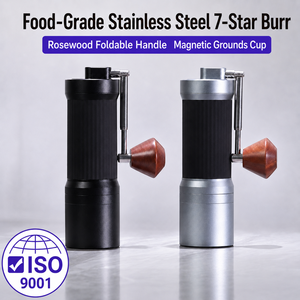 เครื่องบดกาแฟแบบพกพาพร้อมใบมีด CNC 420 สแตนเลส 7 ดาว ด้ามจับพับได้ สำหรับ<span class=keywords><strong>บด</strong></span>เมล็ดกาแฟ ใช้สำหรับเดินทางและใช้ในบ้าน - Product Image 2