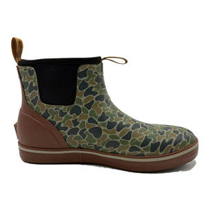 Botas de Lluvia Unisex de Neopreno con Diseño de Camuflaje, Impermeables, con Punta Redonda, Tipo Botín - Product Image 1