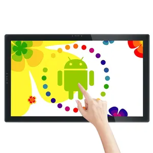 Monitor capacitivo com tela de toque ajustável, Android, tablet tudo em um, ângulo ajustável de 10 13 15 17 21 24 27 polegadas para exibição de publicidade