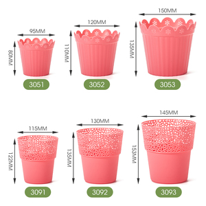 Yicai - Maceta Moderna y Ecológica, Duradera, con Encaje Perforado, Florero, Soporte Hueco para Plantas en Maceta, Decoración para el Hogar, Escritorio, Jardín - Product Image 3