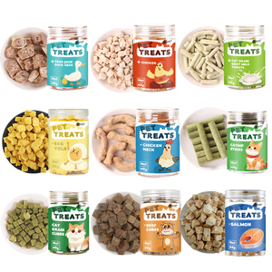 Friandises pour animaux <span class=keywords><strong>de</strong></span> compagnie au poulet lyophilisé biologique personnalisables, best-seller, en <span class=keywords><strong>12</strong></span> saveurs pour résoudre le problème <span class=keywords><strong>de</strong></span> l'alimentation sélective, complément alimentaire riche en protéines - Product Image 1