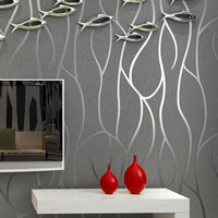 Papier Peint Moderne 3D en Daim Marron, Motifs à Rayures Dorées, Rouleaux de Revêtement Mural pour Décoration d'Intérieur et Fond TV