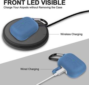 Funda Protectora de Silicona Suave para Auriculares <span class=keywords><strong>Apple</strong></span> <span class=keywords><strong>Airpods</strong></span> Pro de Tercera Generación, Protección Completa Antipérdida - Product Image 5