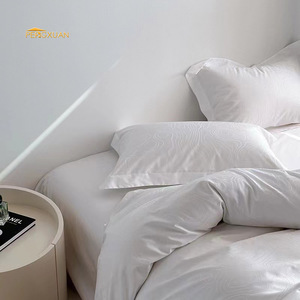 Bán Hàng Nóng Bộ Đồ Giường Đặt Vua Nữ Hoàng Tùy Chỉnh Kích Thước 4 Miếng Tấm Ga Giường Đặt Bông Bộ Đồ Giường Bộ - Product Image 5