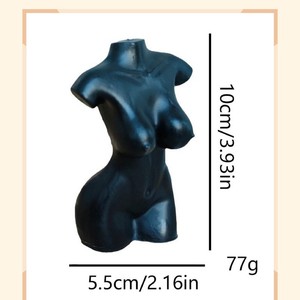 Bougie parfumée en forme de corps féminin rose personnalisée, décoration d'intérieur à trois points, cadeau de la Saint-Valentin, fabriquée à Lianyungang, printemps 2026 - Product Image 2